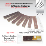 Schleifstick - Fein - #600 - 172mm x 28mm - 2 Stück