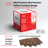 Softback Sanding Sponge Box - Ultra Fine #1000 - 140mm x 106mm - 20 pcs.