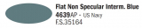 Italeri Acrylic 4639AP - Flat Non Specular Interm. Blue - FS35164 - 20ml