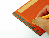 Easy Cutting Mat - Typ A - Gerade Linien und Quadrate - 116mm x 215mm