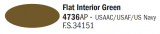 Italeri Acrylic 4736AP - Flat Interior Green - FS34151 - 20ml