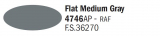 Italeri Acrylic 4746AP - Mittelgrau matt / Flat Medium Gray - FS34270 - 20ml