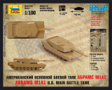 M1A1 Abrams - US Main Battle Tank - 1/100
