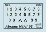 M1A1 Abrams - US Main Battle Tank - 1/100
