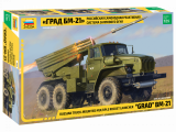 BM-21 - GRAD - Russian Truck-Mounted Multiple Rocket Launcher - 1:35