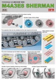 M4A3E8 Sherman - Easy Eight - US Medium Tank with workable Tracks - 1:35