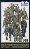 German Infantry - On Maneuvers - Figure-Set - 1/48