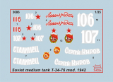 T-34/76 - Soviet Medium Tank Model 1942 - 1/35