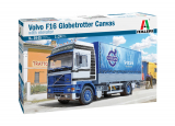 VOLVO F16 Globetrotter mit Plane und Hebebühne - 1:24