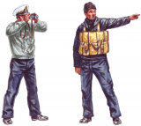 Italienisches M.A.S. 563 / 568 - mit Besatzung - 1:35