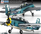 TBM-3 Avenger - USS Bunker Hill - 1:48