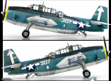 TBM-3 Avenger - USS Bunker Hill - 1:48