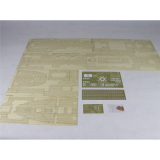 Holzdeck für 1:200 RMS Titanic inkl. Fotoätzteilen - Trumpeter 03719