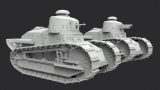 FT-17 Light Tank - Modified Chinese Version - 1+1 - 1:72
