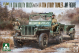 US Army 1/4 ton Utility Truck & 1/4 ton Utility Trailer - 1:35