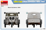 Tempo E400 mit Stahlblechpritsche - 3 Rad LKW - 1:35