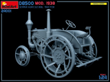 Lanz Bulldog D8500 - Modell 1938 - Traktor / Schlepper - 1:24