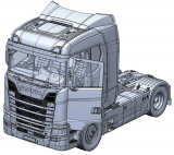 Scania S770 4x2 Normal Roof - LIMITED EDITION - 1:24