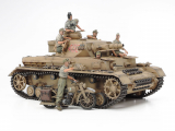 Panzerkampfwagen IV Ausf. F mit Krad / Motorrad - Nordafrika / DAK - 1:35