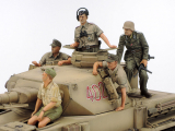 Panzerkampfwagen IV Ausf. F mit Krad / Motorrad - Nordafrika / DAK - 1:35