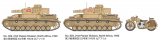 Panzerkampfwagen IV Ausf. F mit Krad / Motorrad - Nordafrika / DAK - 1:35