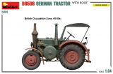 Lanz Bulldog D8506 - Verkehrs-Bulldog mit Dach / Kabine - 1:24