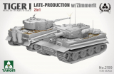 Tiger I - Späte Produktion mit Zimmerit - 2in1 - 1:35