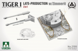 Tiger I - Späte Produktion mit Zimmerit - 2in1 - 1:35