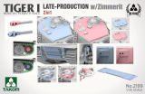 Tiger I - Späte Produktion mit Zimmerit - 2in1 - 1:35