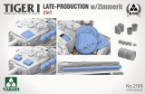 Tiger I - Späte Produktion mit Zimmerit - 2in1 - 1:35