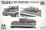 Tiger I - Mittlere Produktion mit Zimmerit - 1:35
