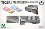 Tiger I - Mittlere Produktion mit Zimmerit - 1:35