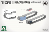 Tiger I - Mittlere Produktion mit Zimmerit - 1:35