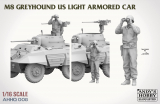 M8 Greyhound - US Light Armored Car - 1/16