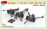 German 7,5cm Anti-Tank Gun Pak 40 - early production - 1/35