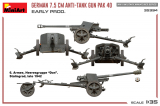 German 7,5cm Anti-Tank Gun Pak 40 - early production - 1/35