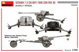 German 7,5cm Anti-Tank Gun Pak 40 - early production - 1/35
