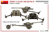 German 7,5cm Anti-Tank Gun Pak 40 - early production - 1/35