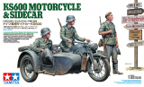 German KS600 Motorcycle & Sidecar - 1/35