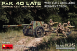 7,5cm PAK 40 - späte Produktion mit Besatzung - 1:35