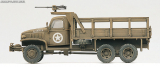 US 2.5t Cargo Truck and Accessories - 1/72
