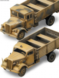 German 3t Cargo Truck - early & late version - 1/72