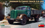 Deutscher 3t LKW 3,6-36S mit Pritsche - 1:35