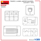 Tempo A400 Lieferwagen - Bakery Van - 1/35