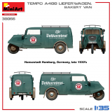 Tempo A400 Lieferwagen - Bakery Van - 1/35