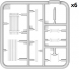 Deutsche 7,5cm Munition und Munitionskisten für KwK 40 und StuK 40 - 1:35