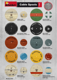 Kabeltrommeln / Cable spools - 6 Stück - 1:35