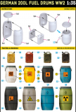 Kunststofffässer und Kanister / Plastic Barrels & Cans - 1:35
