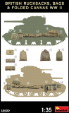 Britische Rucksäcke, Taschen und Planen - 1:35
