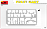 Marktkarren mit Obst / Fruit Cart - 1:35